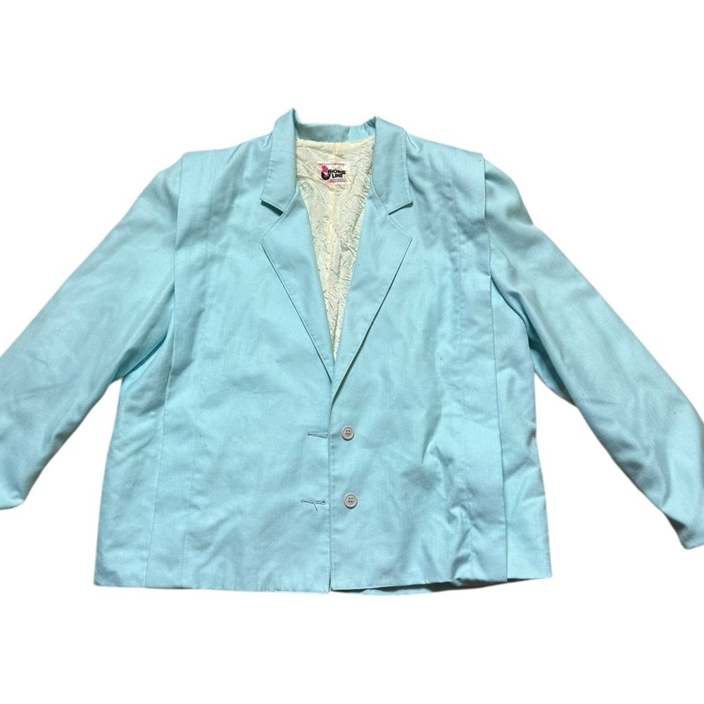 Vintage Chorus Line blue blazer, medium